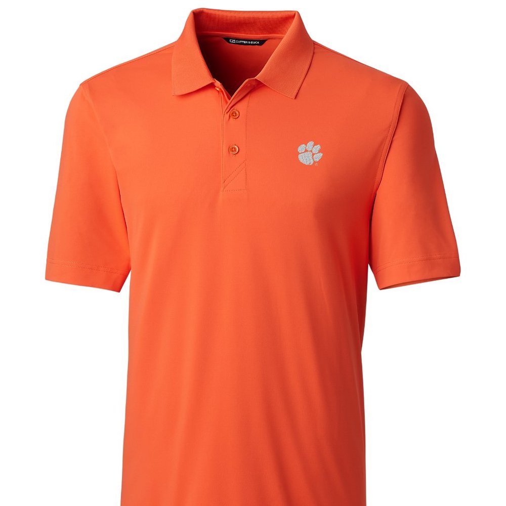 Clemson Tigers Cutter & Buck Stretch Mens Polo